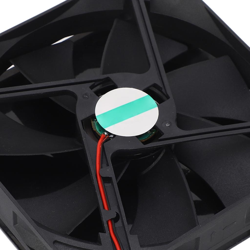 Solar Panel Powered Fan Kit 20W Monocrystalline Solar Panel Exhaust Fan Kit for Outdoor Travel Greenhouse Black