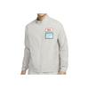 Nike Dri-Fit Logo Pattern Windbreaker Jacket Men Outerwear Gray DV9820-012