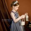 KR26 Piano Princess [FORPEND] Children's Dress, Girls, Formal, Recital, Wedding, Children's Clothing, 120, 130, 140, 150, 160cm, Organza, Ribbon,