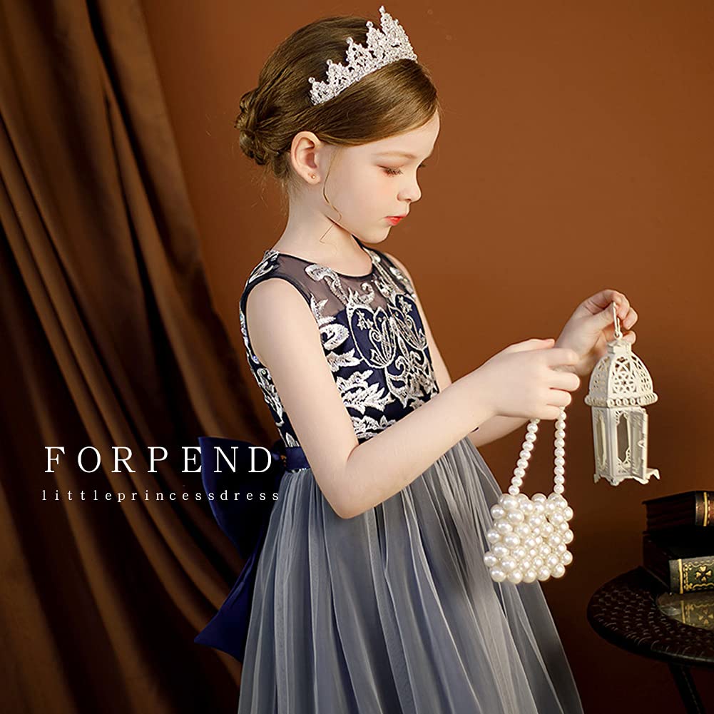 KR26 Piano Princess [FORPEND] Children's Dress, Girls, Formal, Recital, Wedding, Children's Clothing, 120, 130, 140, 150, 160cm, Organza, Ribbon,