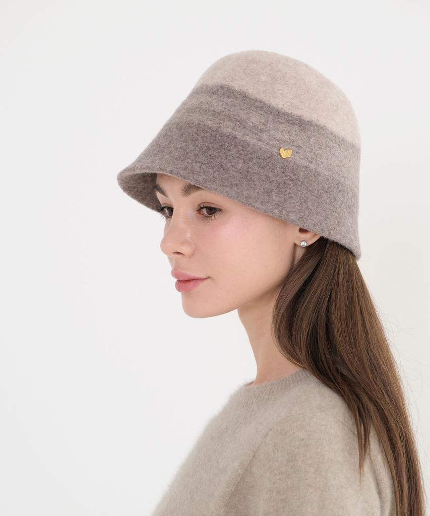 Koipeu Colored Wool Bucket Hat Cf073Ht039 Bei