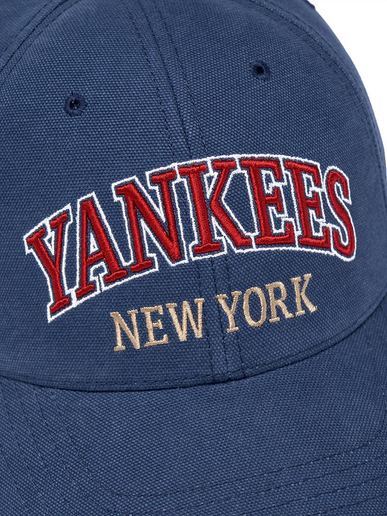 Emelbi Hip Street Lettering Structured Ball Cap Ny (Navy)