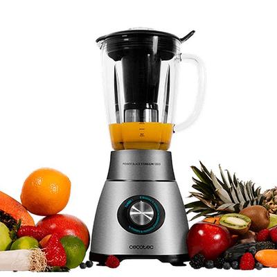 Cecotec Power Black Titanium 2500W Glazen Staande Blender