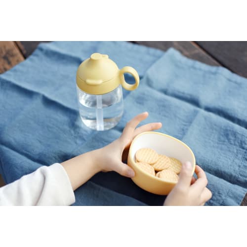 KINTO BONBO Straw Mug, 260ml, Orange, Kids/Baby, Dishwasher Safe, 26452