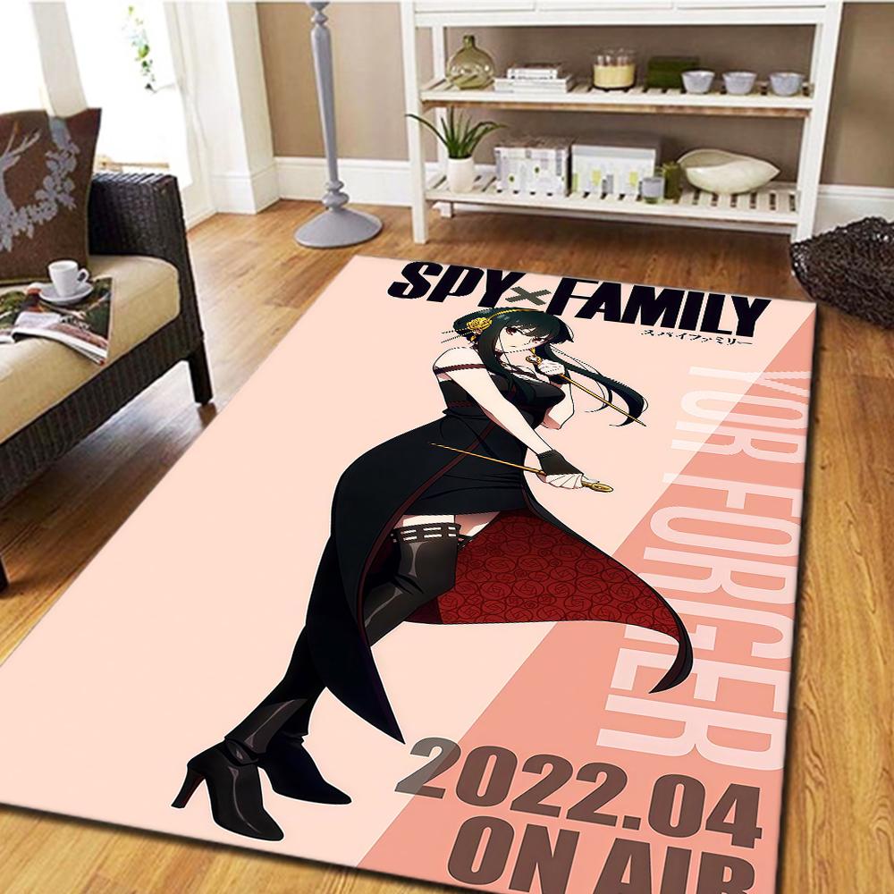 SPY FAMILY Carpet - Living Room Bedroom Use, Home Decor Cool Movie Mat & Play Floor Mat -HE183