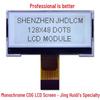 128x48 Dot Matrix LCD Display Module JHD12848-G36BTW-G