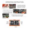 Household DC12V 5T 2 in 1 Electric Hydraulic Car Jack Easy-Operate Emergency Tool with Air Pump to Lift Car