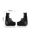 4PCS Car Mudguard Mud Flaps Splash Mud Guard Fender For Honda CRV 2025 2025 Car Accessories-A99D
