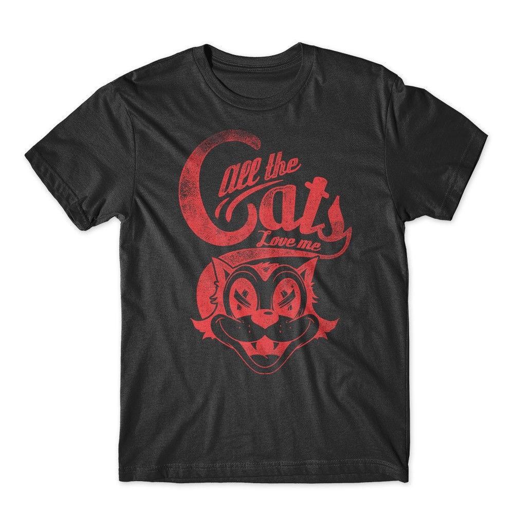 

All the cats love me T-Shirt 100% Cotton Premium Tee NEW 4XL