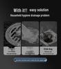 Gunmetal Gray 304 Stainless Steel Odor-Resistant Floor Drain with Copper Core for Shower & Washing Machine.
