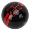 5 Speed Gear Shift Knob Manual Transmission Shifter Lever Stick Head Knob Replacement for Ford Mustang 1967 to 2018 Black Red