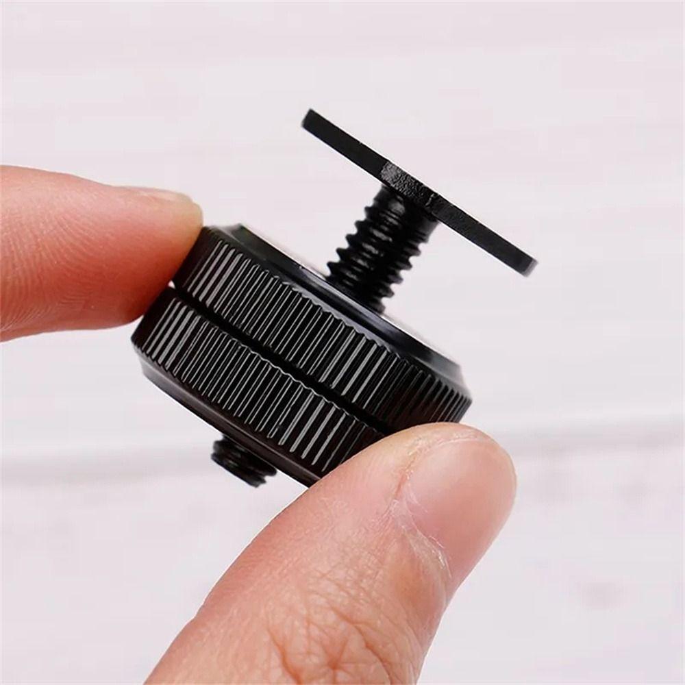 Conversion Screw Tripod Mount Screw 3/8 Inch Hot Shoe Adapter 1/4 Hot Shoe Mount  Studio Accessory