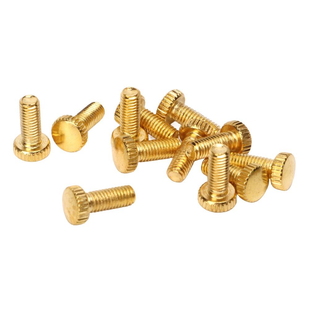 18PCS Golden Silver Tremolo Bridge Tuning Screws Metal Bridge Screw Replacement  For Electric Guitar