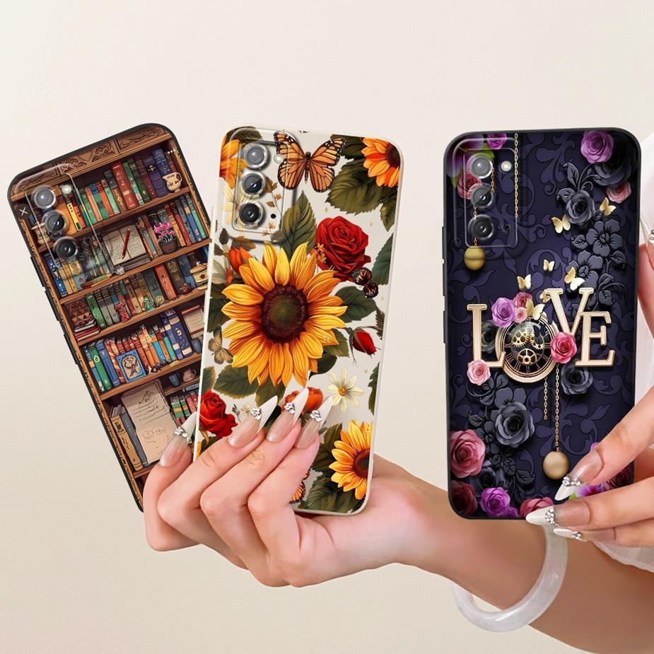 For Samsung Galaxy Note20 Case SM-N980F Cute Cat Duck Cartoon Cover Soft TPU Phone Case For Samsung Note 20 Ultra Note20 5G Bags