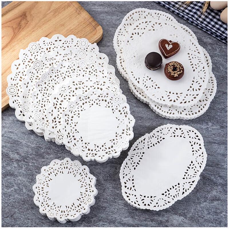 

Pabei 8.5-inch Round Lace Baking Paper Doilies