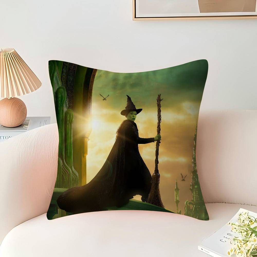 Moive W-WickedS Pillowcase Toon Gift Cushion Cover Bedroom Home Sofa Chair Seat Decor Pillow Case