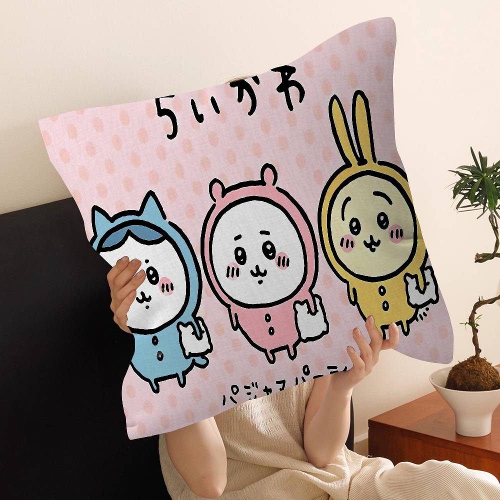 Cute Japanese C-Chiika-Wae Usagi Pillow Anime Pillow Sofa Bed Head Pillow Cover Cushion Cover 45X45 Cm Fashion