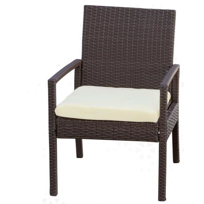 Ensemble Table Et Chaises - Aktive - 2 Fauteuils - Métal Et Plastique - Coussins Inclus - Extérieur