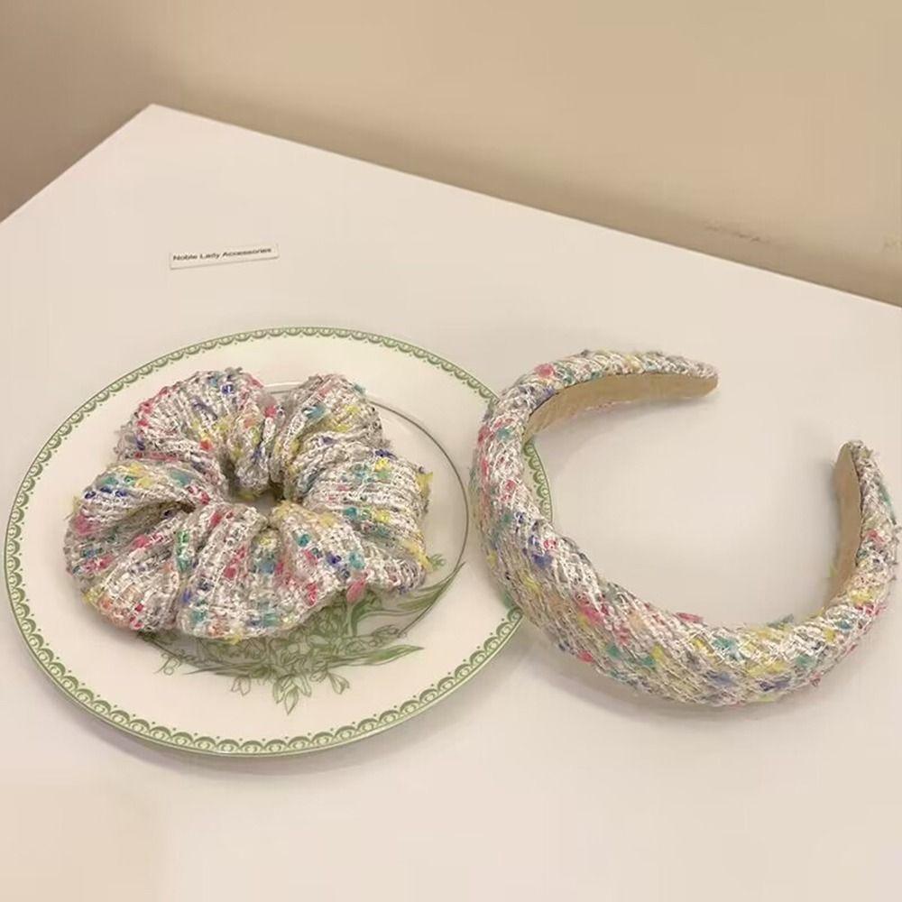 

Female Makeup Wide Side Korean Style Headband Hair Accessories Women Hair Rope Multicolor Hair Hoop Hairband