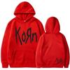 Korn Rock Band Letter Hoodie Men Women Hip Hop Harajuku Hoodies Leisure High Street Sweatshirt Autumn Winter Unisex Sweatshirts