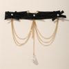 Multi-layer Lace Pearl Leg Chain Bohemian Korean Style Garter Beach Women Leg Chain  Women