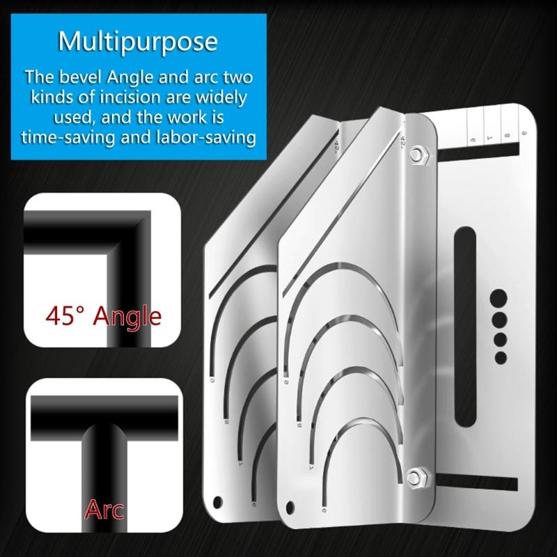 Foam Pipe Insulation Cutting Guide 45° Rubber Insulation Pipe Cutter Professional Foam Pipe Cutter Tool Adjustable