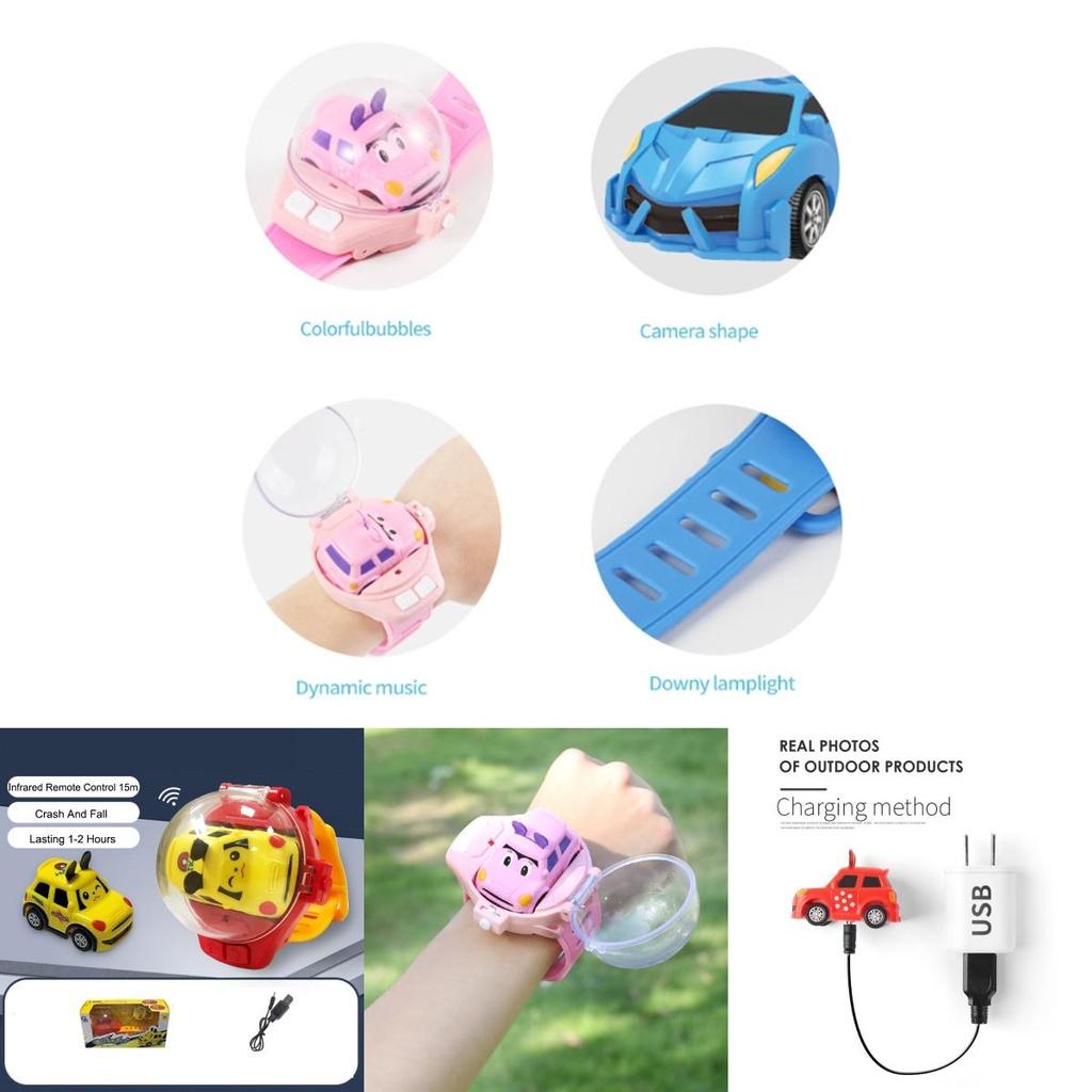 Creative Children's Watch Remote Control Car Toy Usb Charging 15m Range Long Battery Life