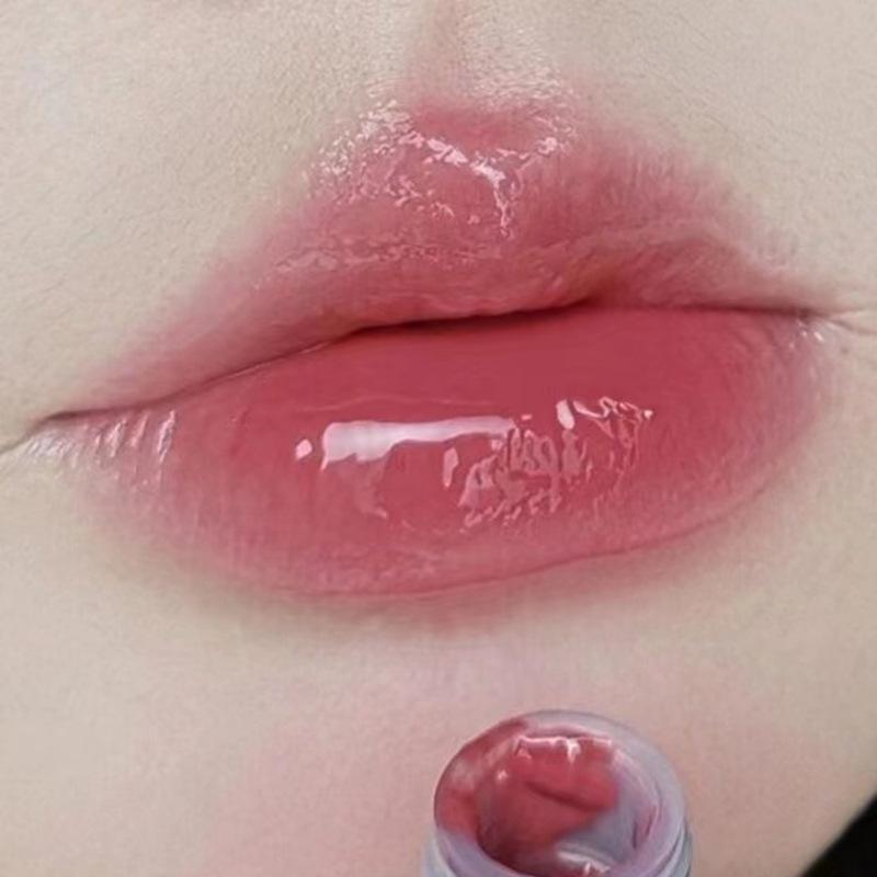 Gray Tube Pure Desire Watery Lip Gloss - Mirror Finish Glaze, Perfect for Students & Daily Wear