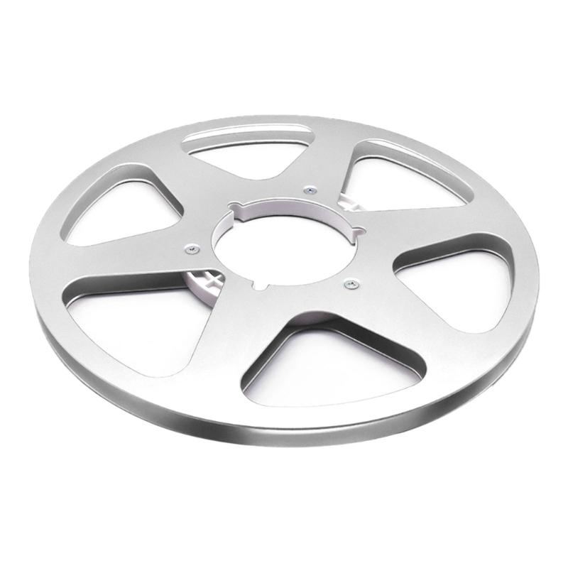 Lightweight Metal Reel 6 Hole Design 10.5Inch Empty Recording Tape Nab Hub Disk Aluminum Accessory
