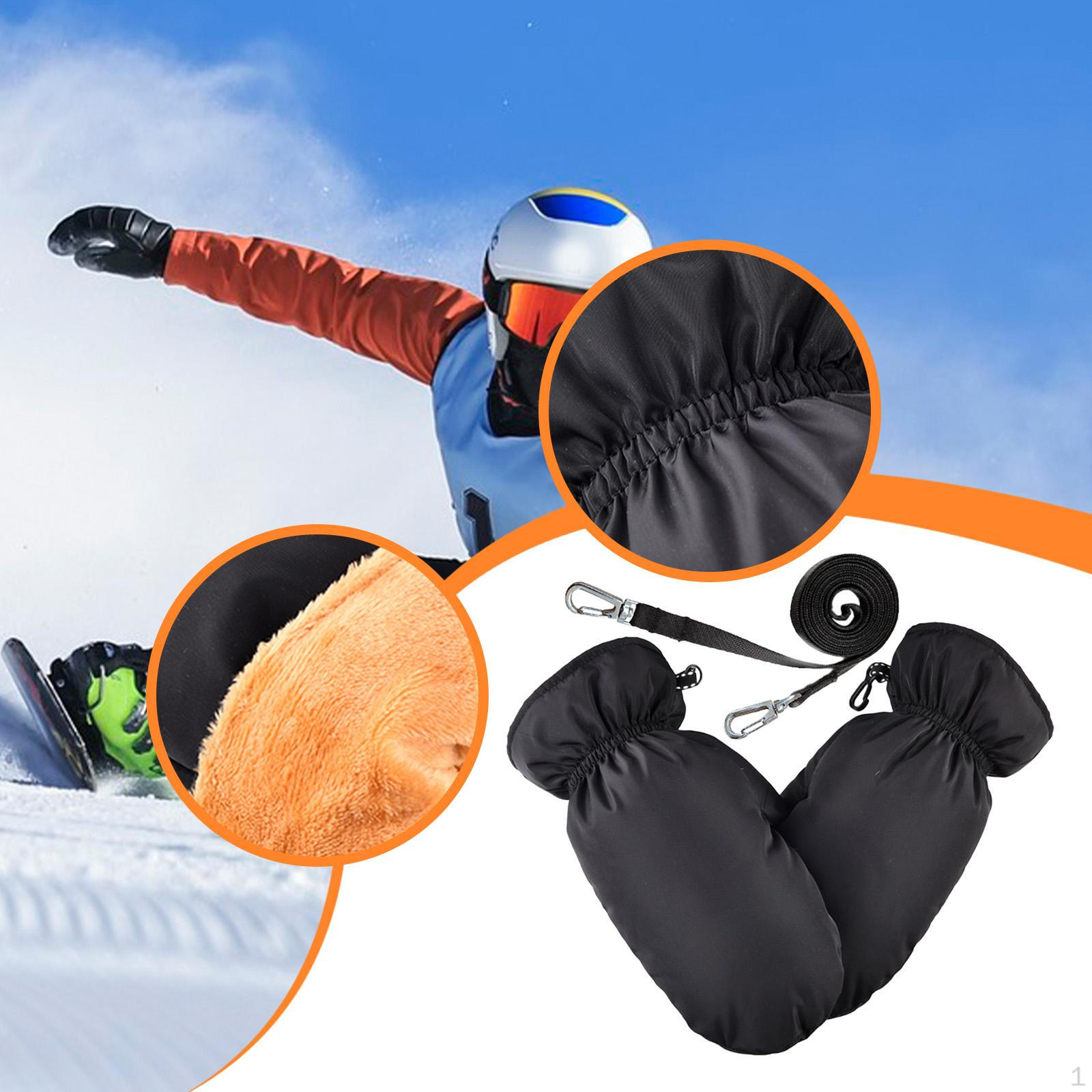 

Down Mittens Ski Gloves Thickened Lightweight,Winter Snow Mittens,Cold Weather for Riding Skiing