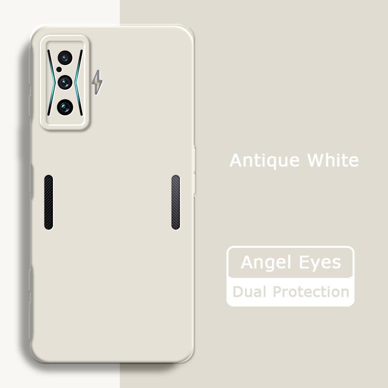 Angel Eyes Square Tekutý silikonový zadní kryt pro Xiaomi POCO F4 GT F4GT 5G Ochranné pouzdro na fotoaparát na telefon POCOF4GT Fundas