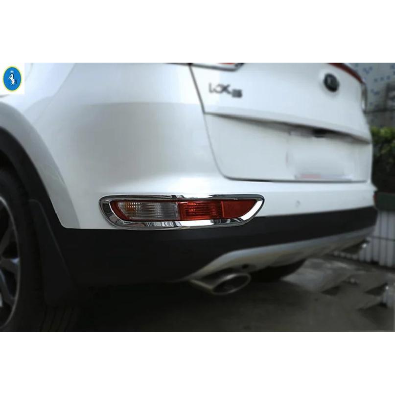 Rear Fog Lamp Light Frame Cover Trim For Kia Sportage 4 QL 2016 2017 2018 ABS Chrome Accessories Decoration