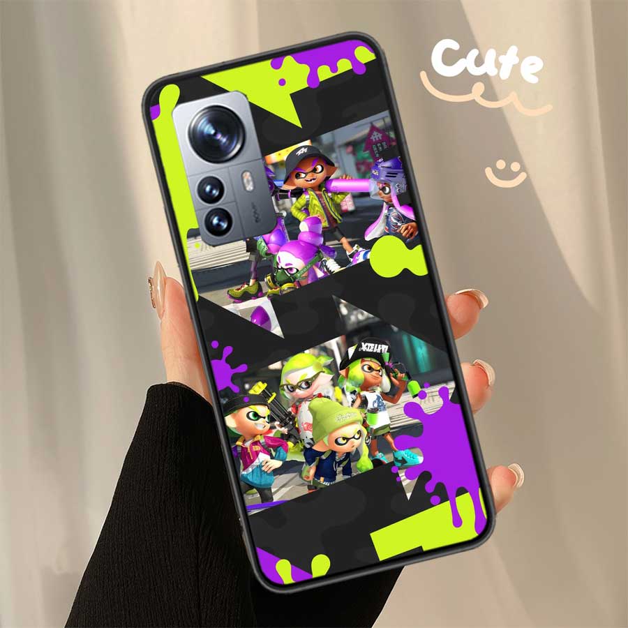Game S-Splatoons Clear Phone For Xiaomi Poco X7 X6 X5 F6 F5 F7 Mi 14 Ultra 15 13 12 12X 12T 11T 10T Pro 11i 10 Lite Cover Case T