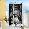 Juventus Customized Name Beach Towel High Absorbency & Quick-Dry Perfect for Traveling Yoga Camping and Swimming