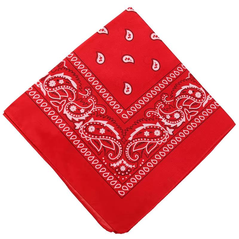 2025 Neu Unisex Herren Damen Bandana Haarband Cowboy Herren Biker Sport Kopfbedeckung Handgelenk Haarwickel Einseitiges Kopftuch Schal Paisley