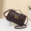 Fashion Boxed Ladies Handbag Quilted Chain Diamond Pattern Ladies Messenger Bag High Quality PU Material Ladies Small Bag