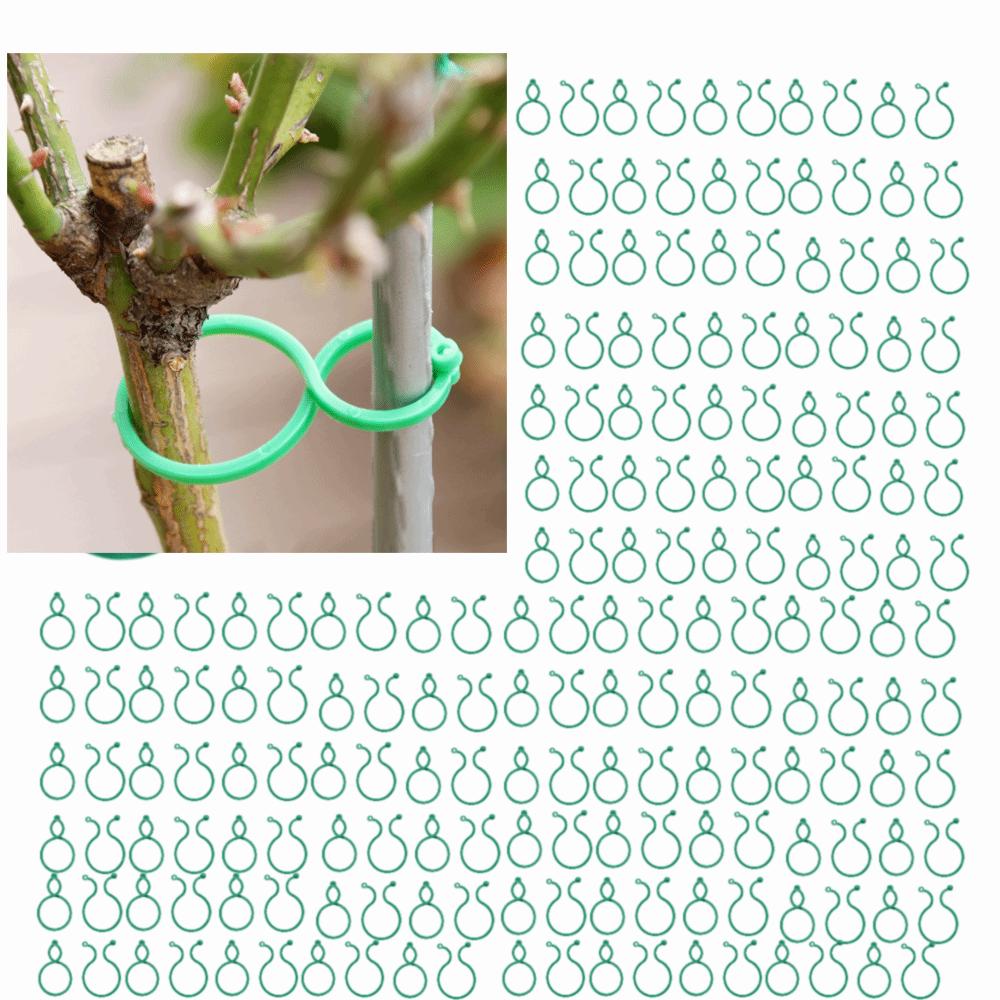 200PCS Compact Climbing Plant Clips Plastic Material Tomato Vine Clips Plant Training Clips