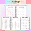 Wellness Planner Weight Loss Plan Book Goal Setting Monthly Planner Fitness Journal  Health
