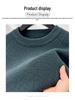 Men's Autumn & Winter 100% Wool Half-High Neck Sweater - Middle-Aged & Dad's Fashion