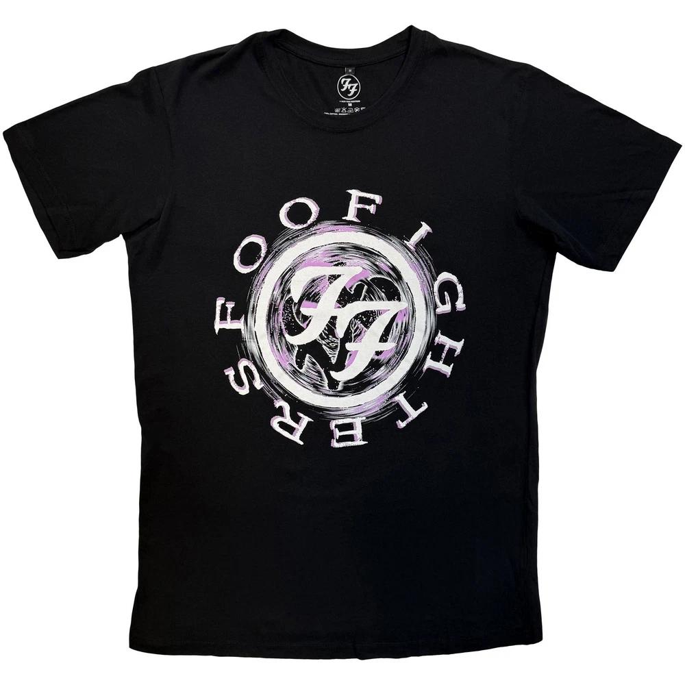 Foo Fighters Wheel Logo Shadow Premium Carbon Tee Tshirt Unisexs L