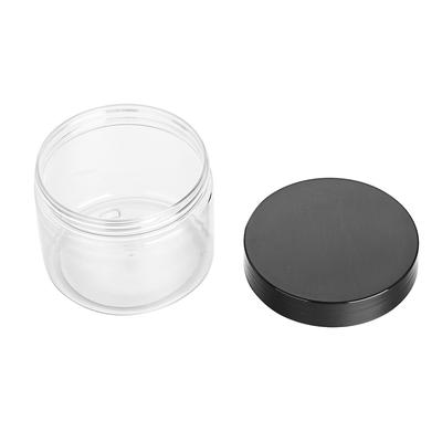 250/300/400ml Empty Plastic Clear Cosmetic Makeup Clear Jar Face Cream Sample Pot Gel Box Wide Mouth Food Container Empty Bottle
