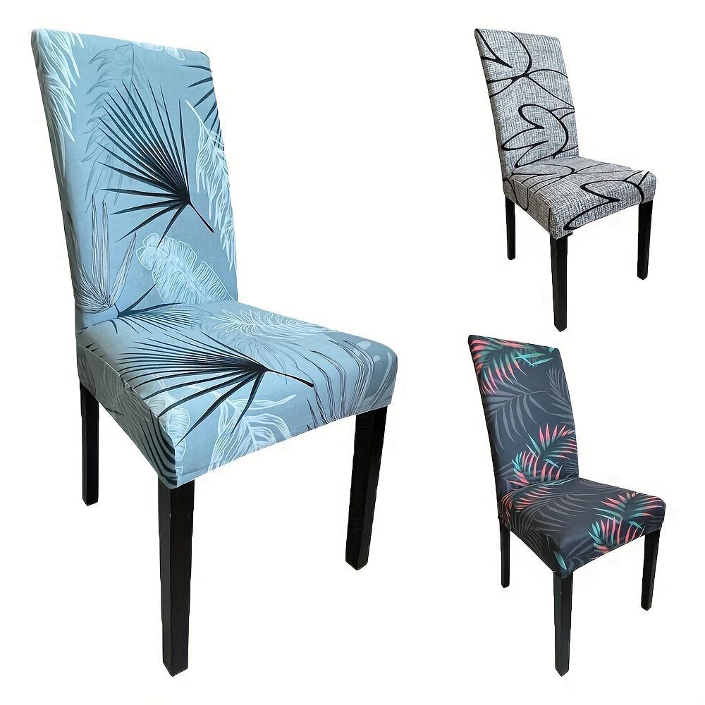 

4/6 шт., домашний обеденный стул, чехол с узором в виде листьев, чехол на обеденный стул для гостиной, спальни, офиса, домашний декор
