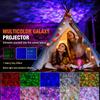 Starry Projector Galaxy Night Light with Ocean Wave Music Speaker Sky Light Projector for Bedroom Decor Kids Birthday Gift Party
