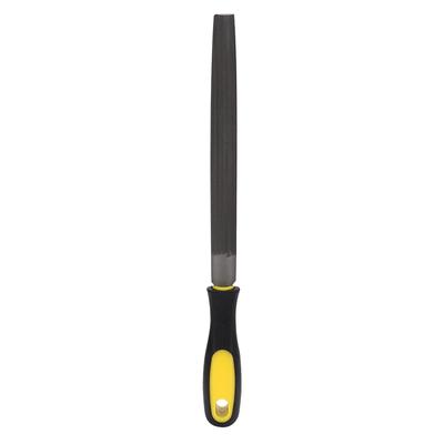 8in Half Round Mill Steel File Rasp with Handle Sharpening Shaping Tool for Metal Projects(Middle