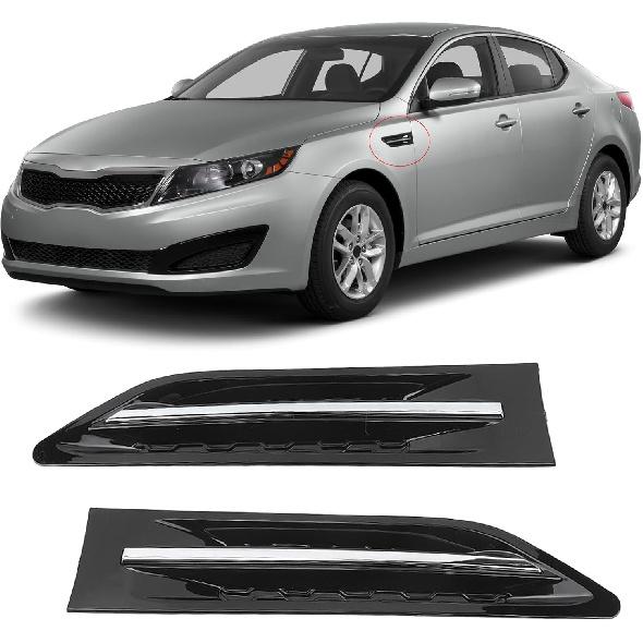KIMISS Car Side Vents, 87771 2T000 2 Pcs Car Side Vent Garnish Grille Side Vent Grille Trim for OPTIMA 2.0L 2.4L 2011 to 2015