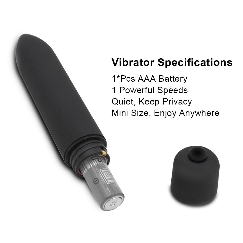 Frauen 10 Geschwindigkeitsmuster Mini Vibrator Dildos Massagegerät Körpersicheres Silikon Sexspielzeug für Erwachsene