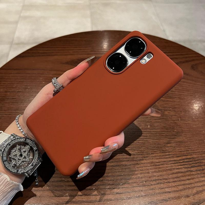 Applicable To Iqooneo1pro Mobile Phone Case, Liquid Silicone vivoS11 Simple Solid Color Anti-drop Protective Case, Advanced Sense