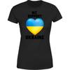 We Support Ukrainian T Shirt Love Ukrain Womens Graphic T Shirt Top #CH