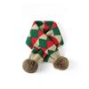 Korean Style Children's Knitted Scarf Soft Warm Winter Neck Collar Boys Girls Plaid Scarf  Gifts