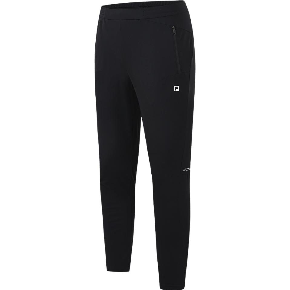 New FILA Knitted Sweatpants Men's Pitch Black A11M337601F-BK